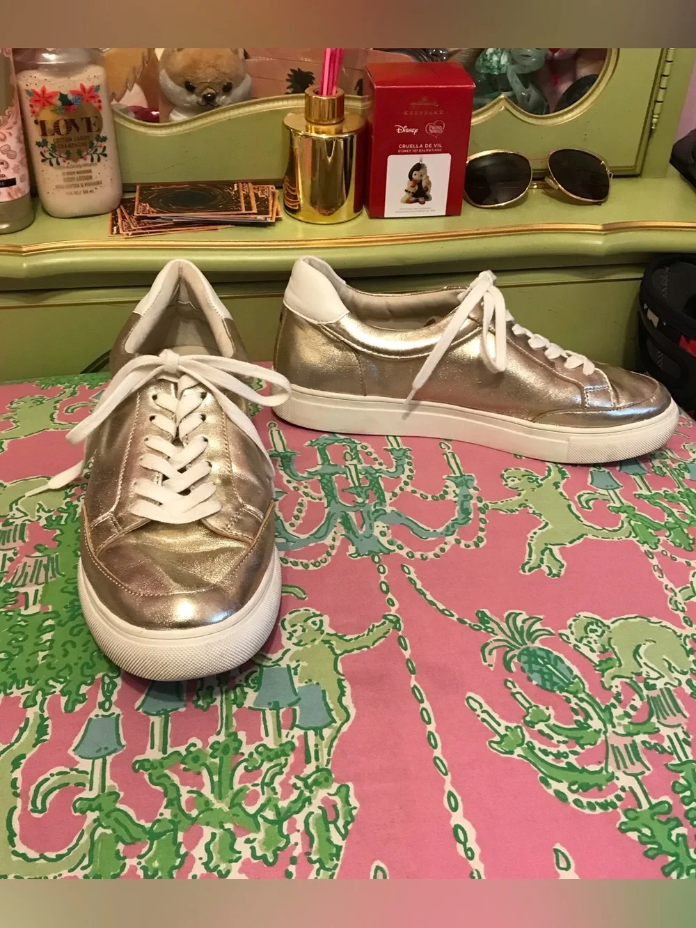 Birdies The Cardinal gold Mica color shoes size 10